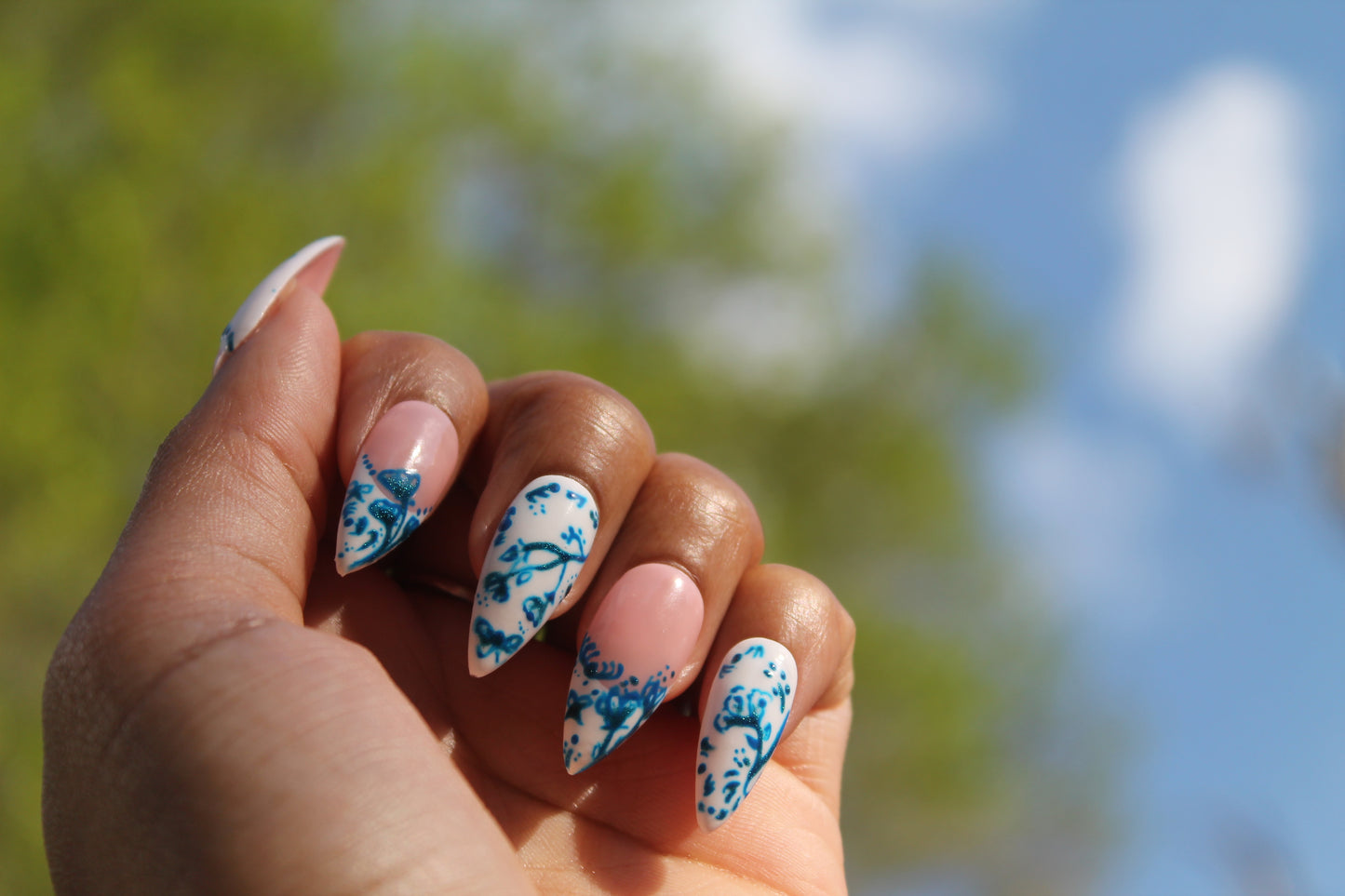 Porcelain Cup Nails